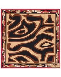 PUCCI - Labirinto Silk Twill Scarf - Lyst