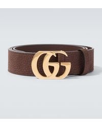 Gucci - Cut Gg Marmont Leather Belt - Lyst
