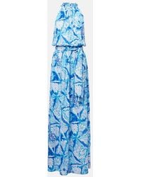 Poupette - Robe Longue Bianca Imprimee - Lyst