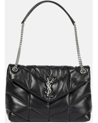 Saint Laurent - Loulou Puffer Medium Leather Shoulder Bag - Lyst