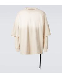 Rick Owens - Camiseta En Jersey De Algodon Oversized - Lyst