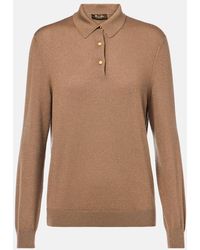 Loro Piana - Luciole Cashmere-Blend Polo Sweater - Lyst