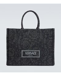 Versace - Barocco Athena Extra Large Tote Bag - Lyst
