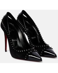 Christian Louboutin - Pumps Duvette Spikes 100 in suede - Lyst