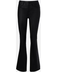 AG Jeans - Sophie Leather Bootcut Pants - Lyst