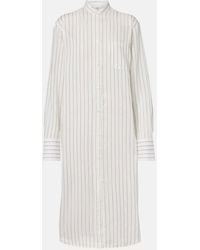 TOTEME - Striped Shirt Dress - Lyst