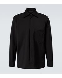 Saman Amel - Hemdjacke Aus Wolle - Lyst