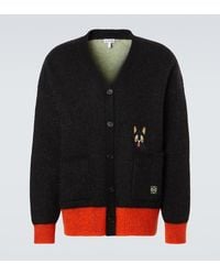 Loewe - X Louis Wain Mohair-Blend Cardigan - Lyst