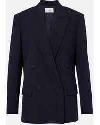 The Row - Paden Double-Breasted Virgin Wool Blazer - Lyst