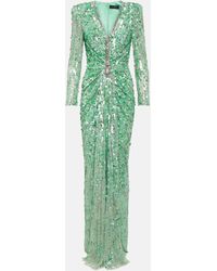 Jenny Packham - Sequined Gown - Lyst
