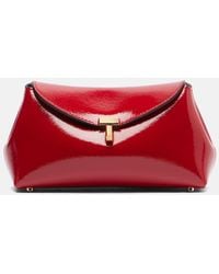 TOTEME - Clutch T-Lock Mini De Charol - Lyst
