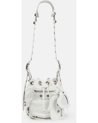 Balenciaga - Bucket-Bag Le Cagole XS aus Leder - Lyst