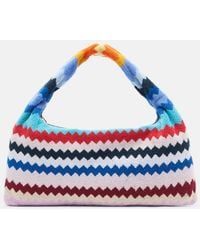 Missoni - Zigzag Cotton Terry Top-Handle Bag - Lyst