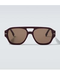 Fendi - Graphy Aviator Sunglasses - Lyst
