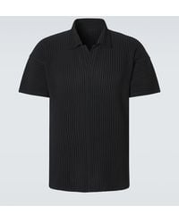Homme Plissé Issey Miyake - Basics Pleated Polo Shirt - Lyst