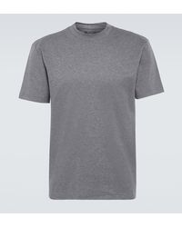 Loro Piana - Camiseta de jersey de algodon - Lyst