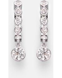 Anita Ko - Melrose 18Kt Huggie Earrings With Diamonds - Lyst