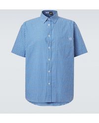Loewe - Paula's Ibiza Checked Cotton-Blend Shirt - Lyst