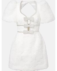 Rebecca Vallance - Delilah Bow-Detail Embellished Minidress - Lyst