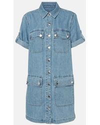 Veronica Beard - Warren Denim Shirt Dress - Lyst