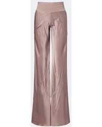Rick Owens - Bias Satin Wide-Leg Pants - Lyst