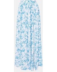 Melissa Odabash - Mira Printed Maxi Skirt - Lyst