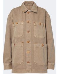 SLVRLAKE Denim - Worker Denim Jacket - Lyst
