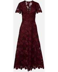 Elie Saab - Guipure Lace Silk-Blend Maxi Dress - Lyst