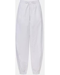 Rohe - Cotton-Blend Wide-Leg Pants - Lyst
