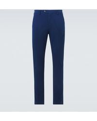 Canali - Cotton Chinos - Lyst