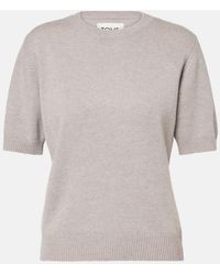TOVE - Lura Knitted Cashmere T-Shirt - Lyst