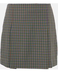 Tory Sport - Checked Pleated Tennis Skirt - Lyst