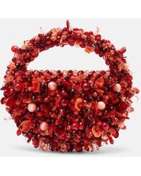 Clio Peppiatt - Borsa Coral Mini Con Decorazioni - Lyst