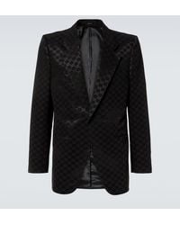 Gucci - Gg Cotton Viscose Formal Jacket, Ready-To-Wear - Lyst