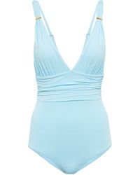 Haut de bikini triangle Synthétique Melissa Odabash en coloris Bleu Femme Articles de plage et maillots de bain Articles de plage et maillots de bain Melissa Odabash 
