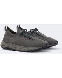 Fedeli - Baskets A Finitions En Daim - Lyst