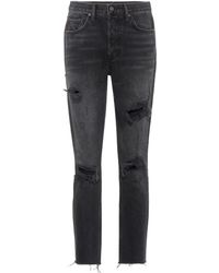 GRLFRND Jeans Karolina con cintura alta - Multicolor