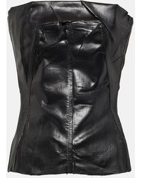 Rick Owens - Top Di Jeans A Fascia - Lyst