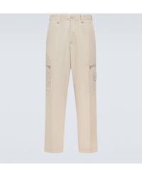 Stone Island - Ghost Compass Cotton Straight Pants - Lyst