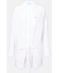 Melissa Odabash - Sara Cotton Shirt Dress - Lyst