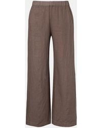 Velvet - Lola Linen Wide-Leg Pants - Lyst