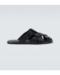 Giorgio Armani - Leather Sandals - Lyst