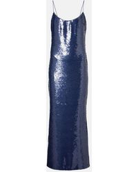 The New Arrivals Ilkyaz Ozel - Maxikleid Mit Pailletten - Lyst