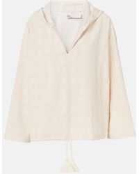 Tory Burch - Jersey De Felpa En Mezcla De Algodon - Lyst