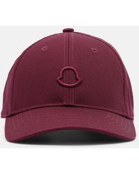 Moncler - Baseballcap Aus Baumwoll-Canvas - Lyst