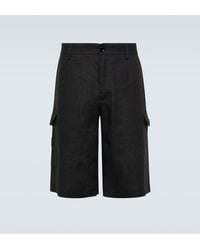 Dolce & Gabbana - Cargo-Shorts Aus Leinen - Lyst
