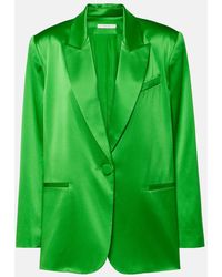 The Sei - Oversized Silk Blazer - Lyst