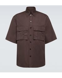 Dolce & Gabbana - Cotton And Silk Poplin Shirt - Lyst