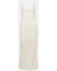 SIR. - Rayure Crochet Cotton Maxi Dress - Lyst