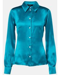 Gucci - Silk Satin Shirt - Lyst